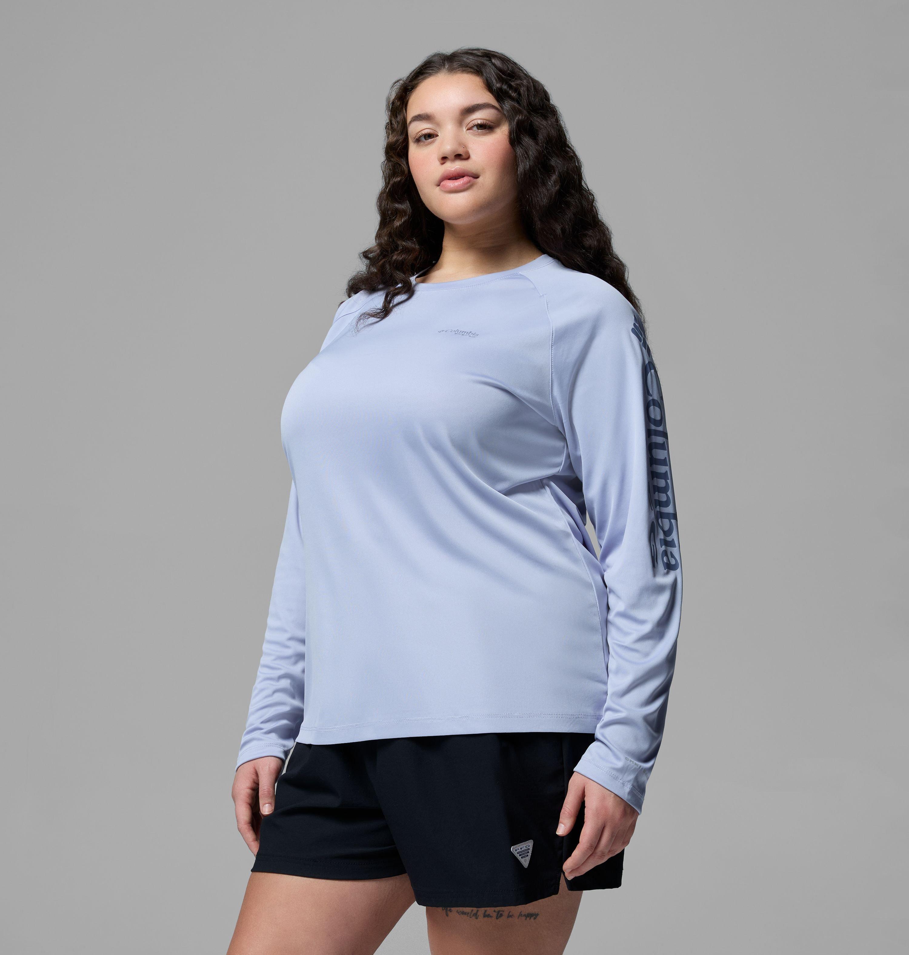Women's PFG Tidal Tee II Long Sleeve Shirt - Plus Size | 580 | 2X 4