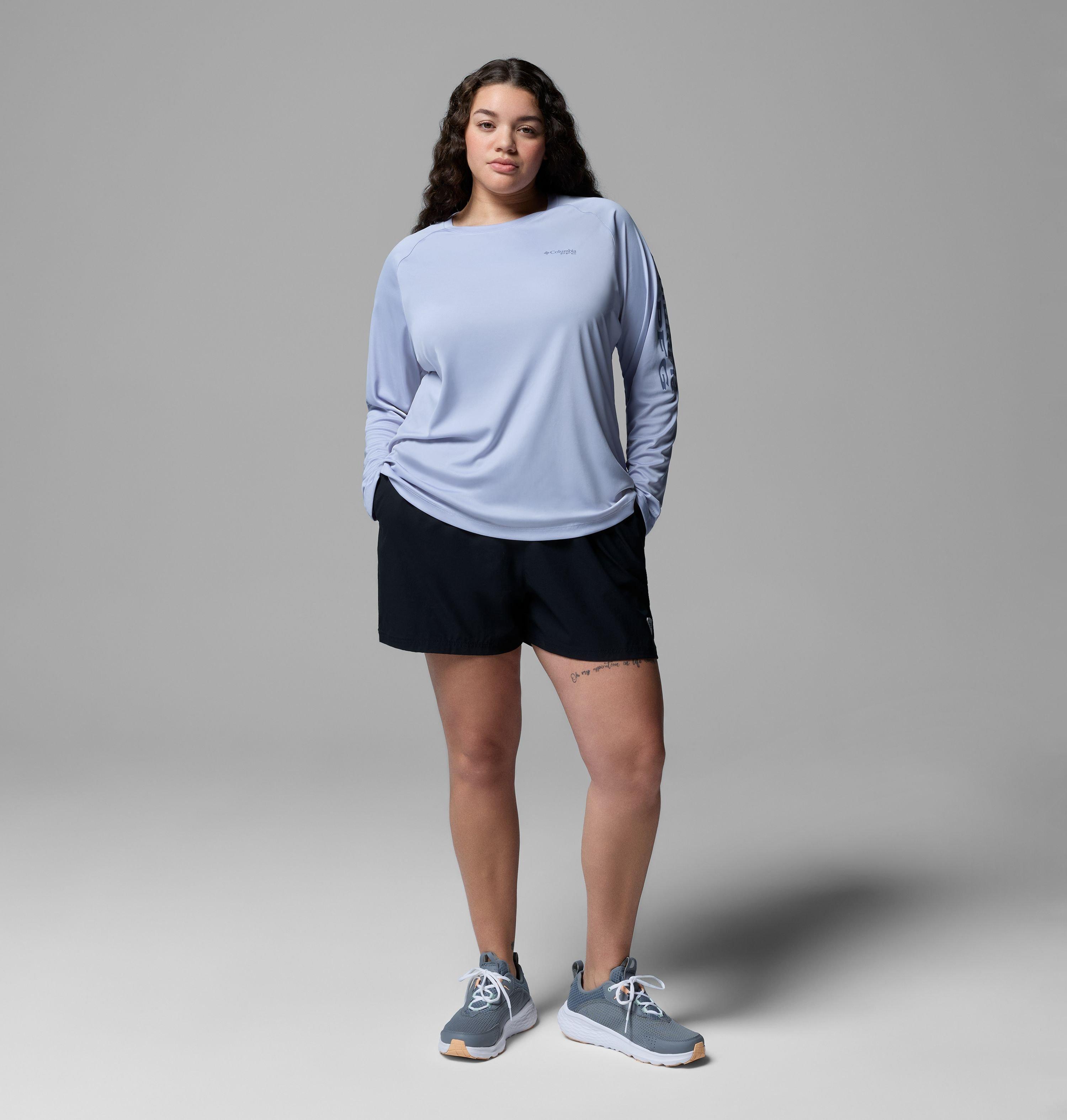 Women's PFG Tidal Tee II Long Sleeve Shirt - Plus Size | 580 | 2X 2