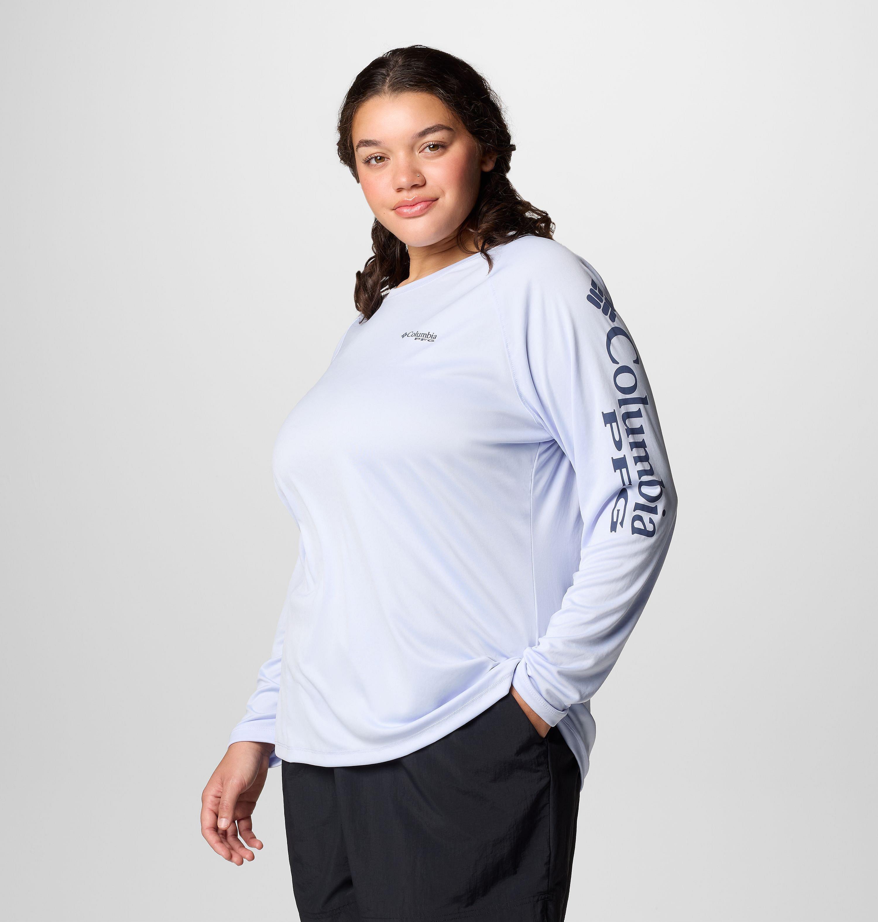 Women's PFG Tidal Tee II Long Sleeve Shirt - Plus Size 4