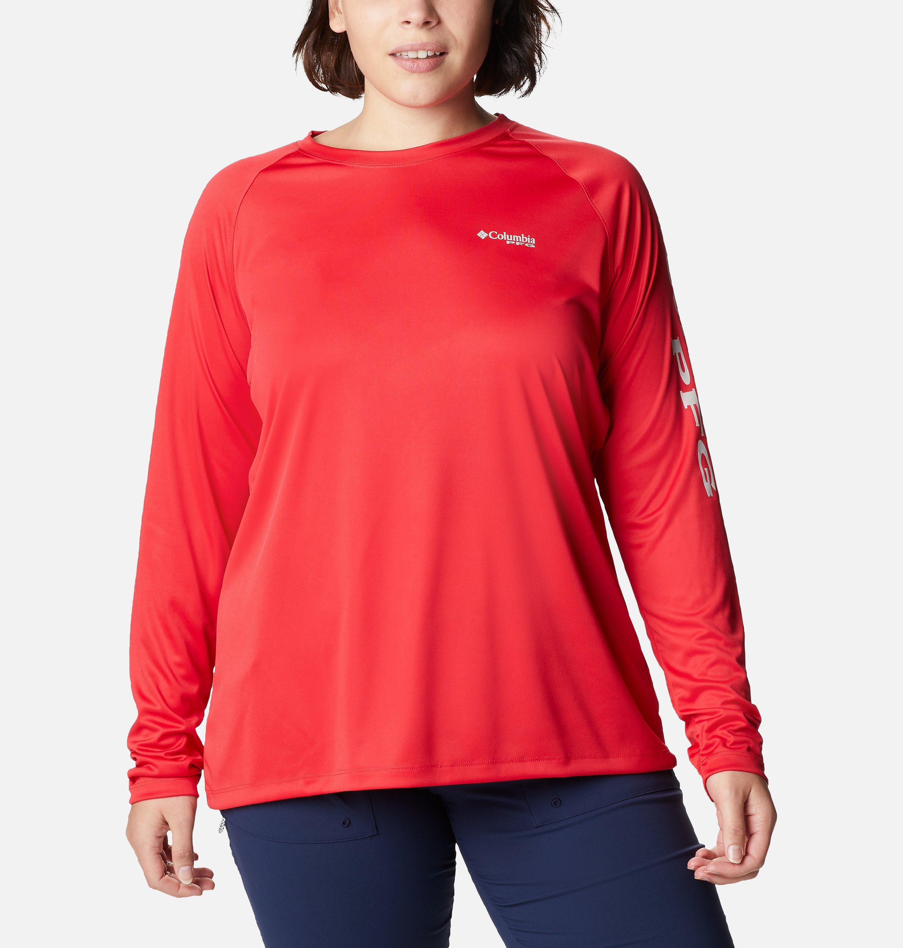 Women's PFG Tidal Tee II Long Sleeve Shirt - Plus Size 1