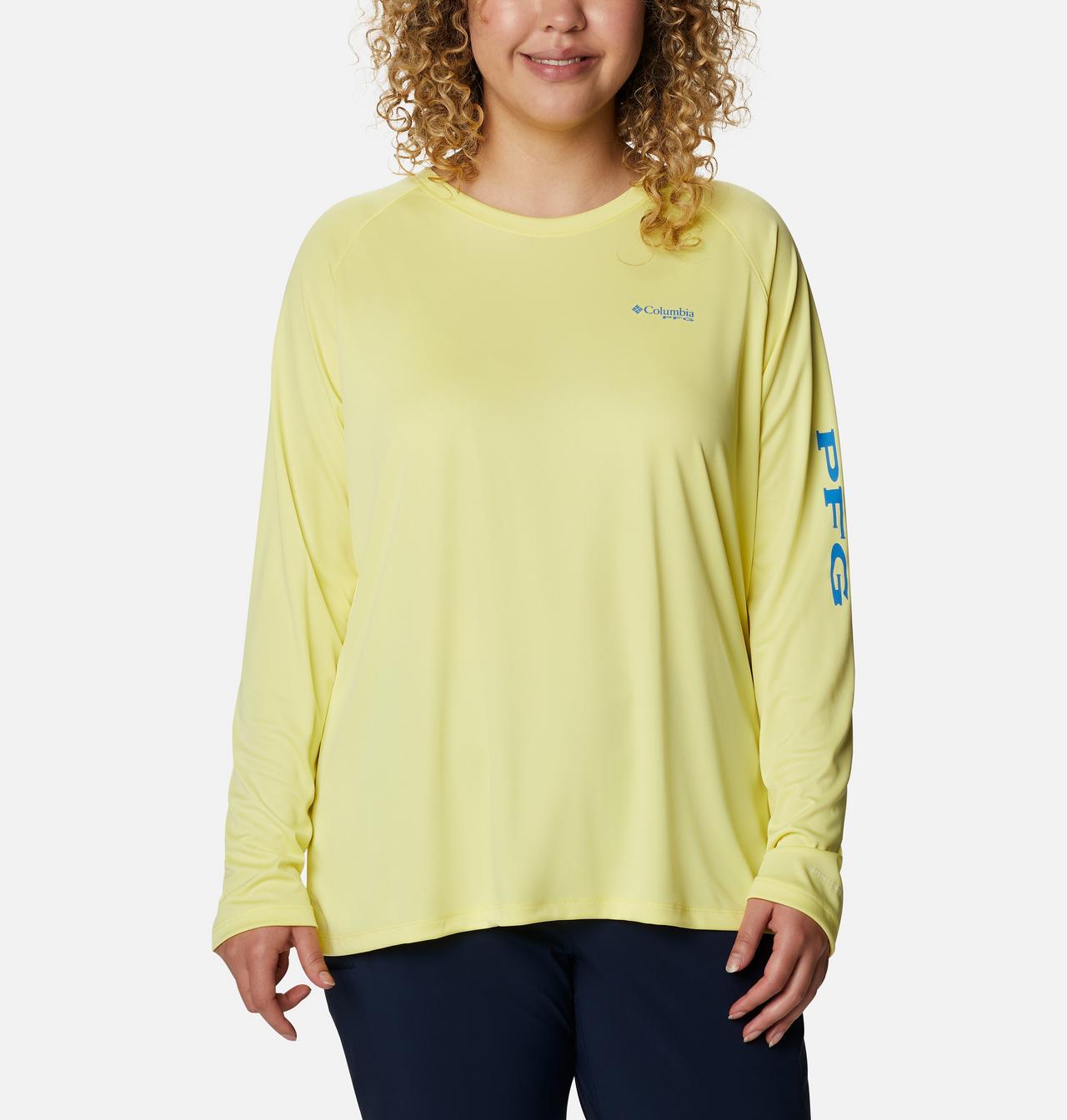 Women's PFG Tidal Tee™ II Long Sleeve Shirt - Plus Size 1