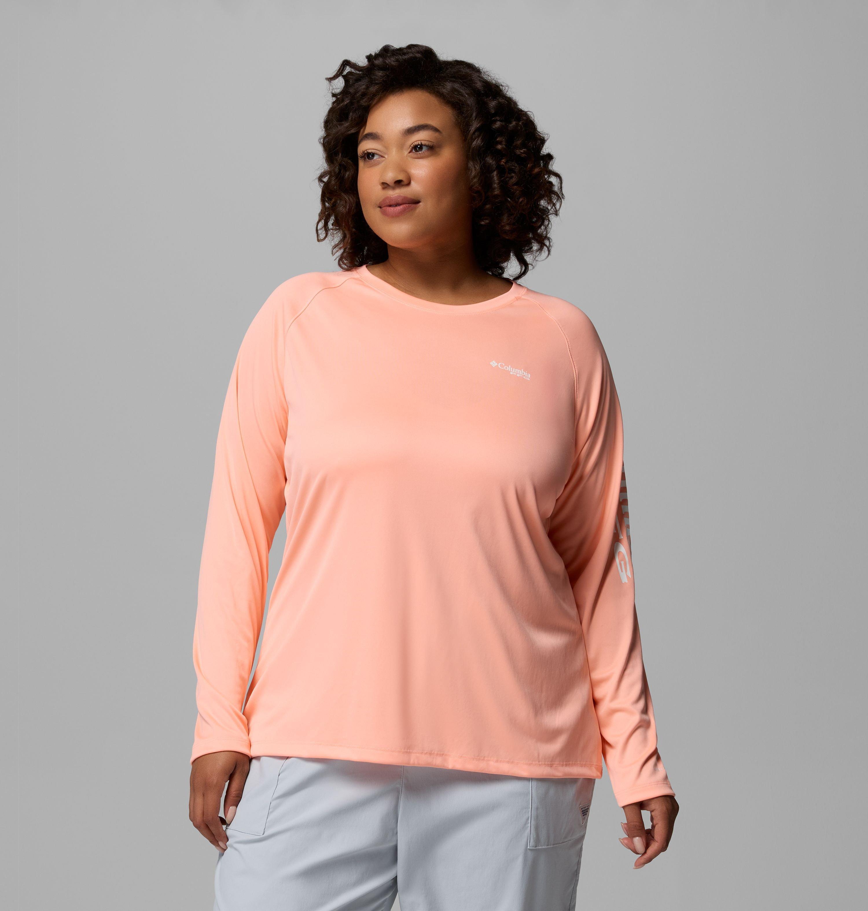 Columbia Women's PFG Tidal Tee  II Long Sleeve Shirt - Plus Size-
