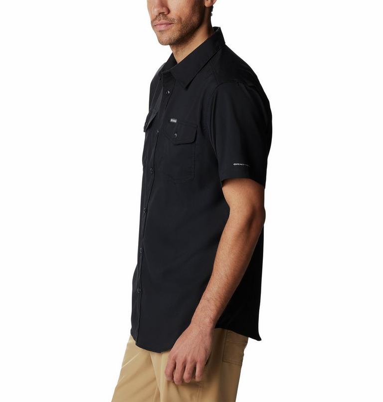 Camisa lisa de manga corta Utilizer II para hombre, Color: Black, image 3
