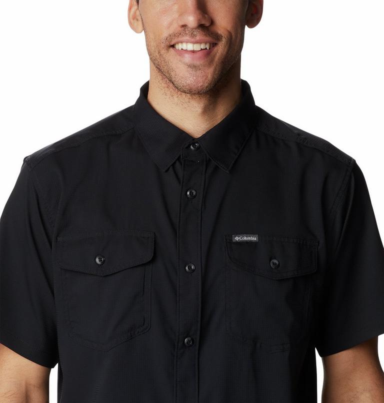 Camisa lisa de manga corta Utilizer II para hombre, Color: Black, image 4