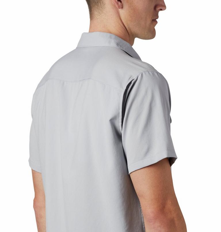 Camisa lisa de manga corta Utilizer II para hombre, Color: Columbia Grey, image 5
