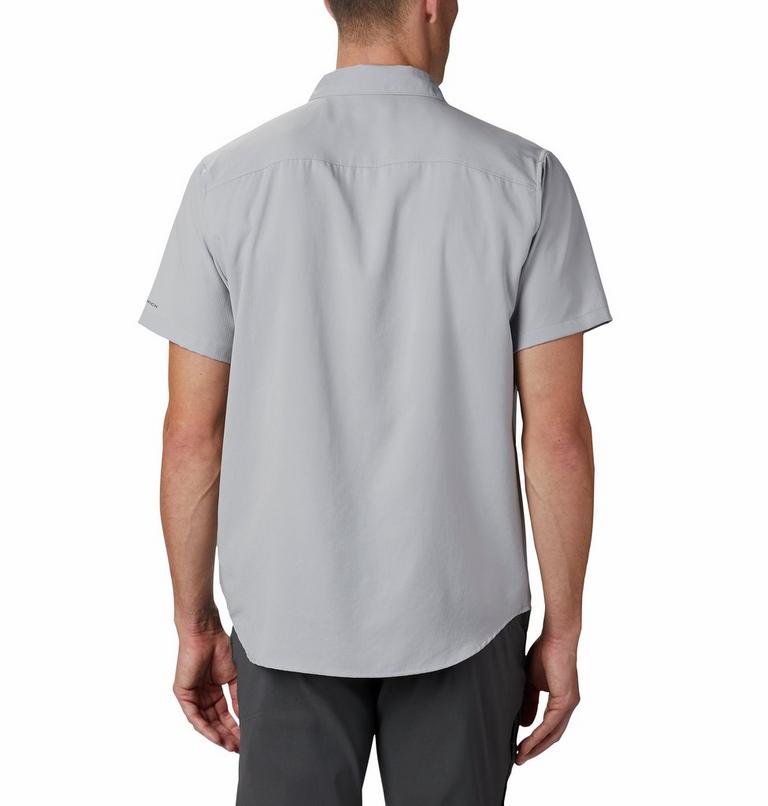 Camisa lisa de manga corta Utilizer II para hombre, Color: Columbia Grey, image 2