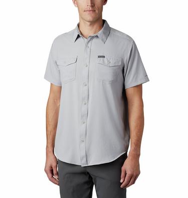 Men's Utilizer II Solid Short Sleeve Shirt, Color: Columbia Grey, image 25