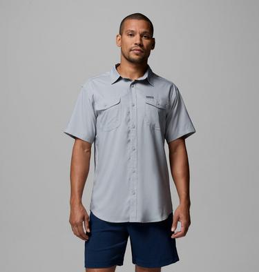 Men's Utilizer II Solid Short Sleeve Shirt, Color: Columbia Grey, image 7