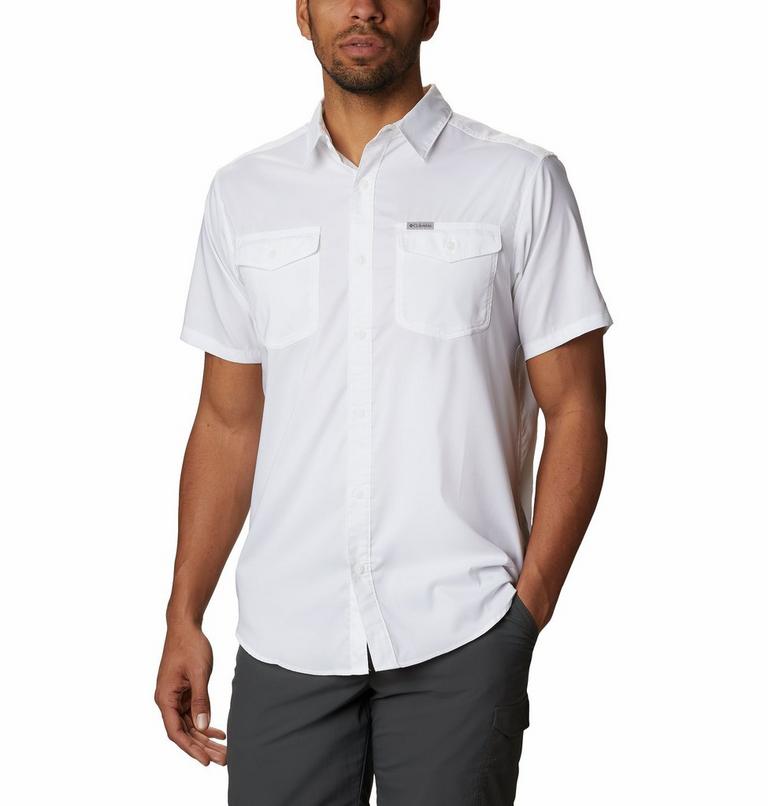 Utilizer II Solid Short Sleeve Shirt, Color: White, image 1
