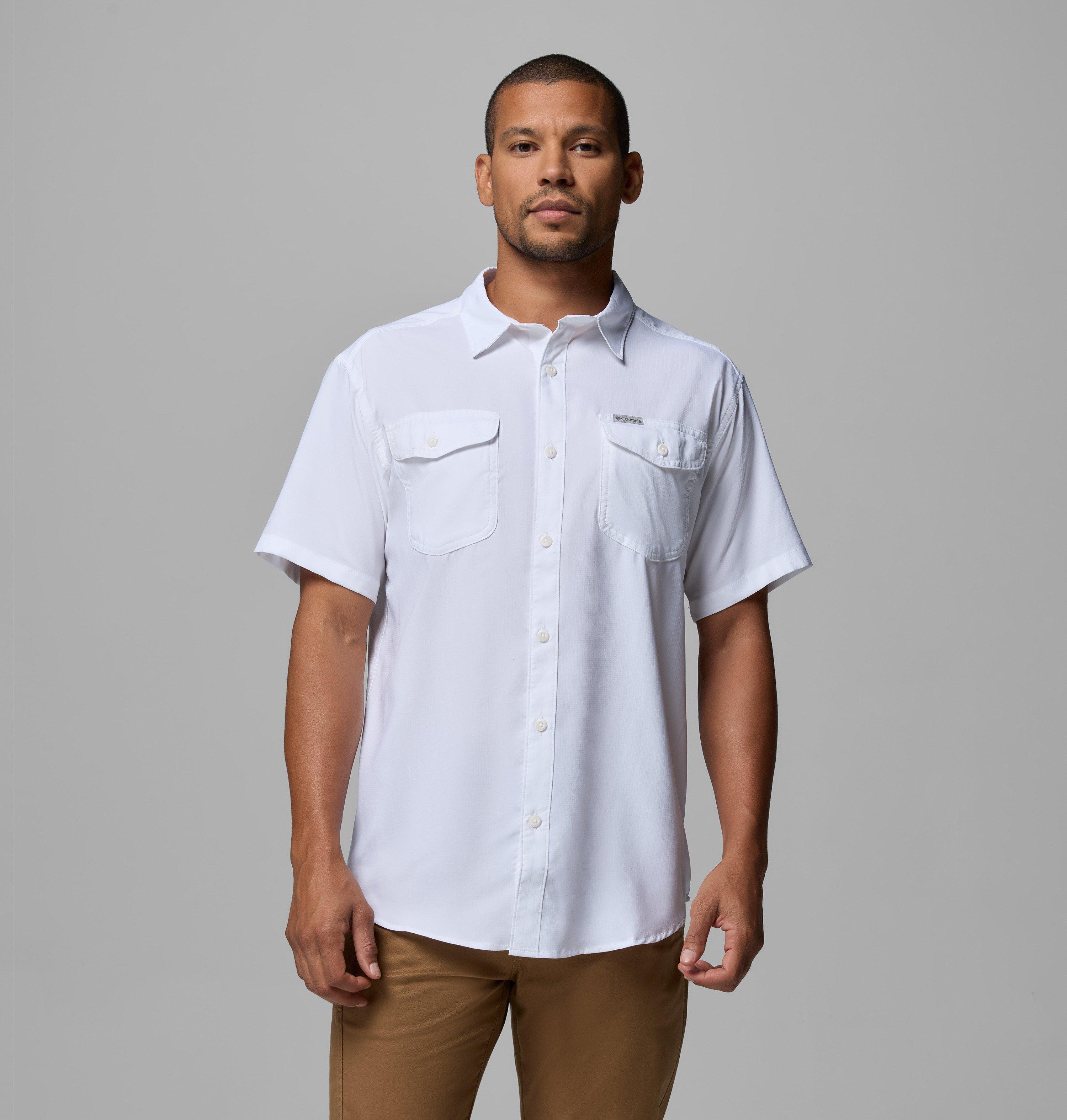 Columbia Sportswear Men's White Columbia - Utilizer™ Ii Solid Short Sleeve Shirt - Xxl