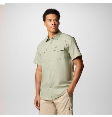 Men's Utilizer II Solid Short Sleeve Shirt, Color: Safari, image 7