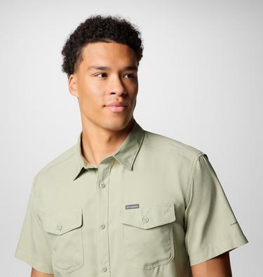 Men's Utilizer II Solid Short Sleeve Shirt, Color: Safari, image 8