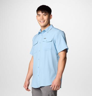 Men's Utilizer II Solid Short Sleeve Shirt, Color: Ripple Blue, image 11