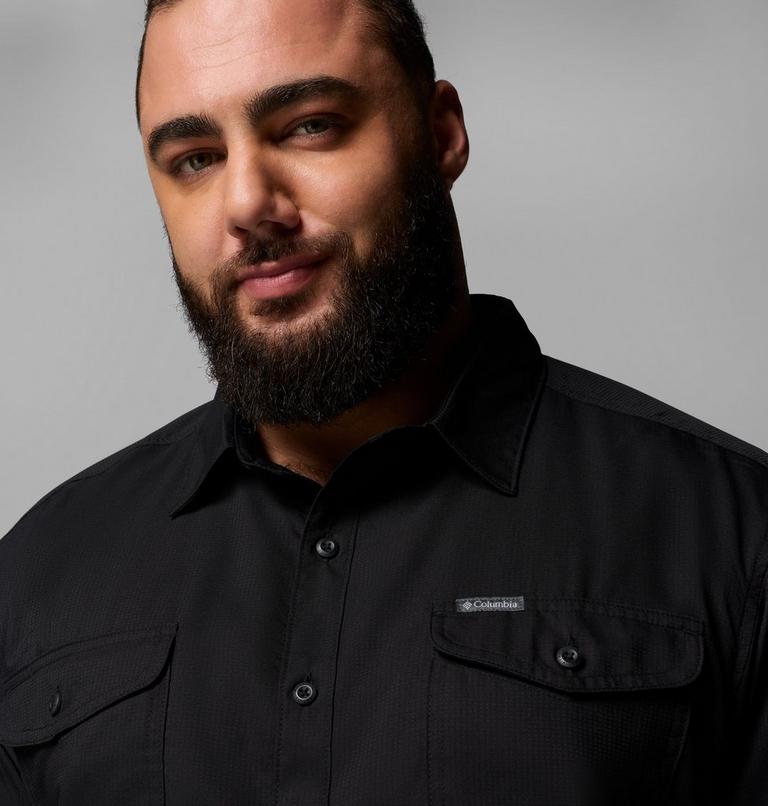 Men's Utilizer II Solid Short Sleeve Shirt - Extended Size, Color: Black, image 5