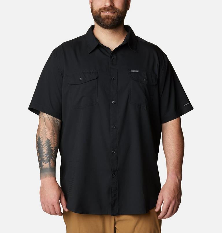 Men's Utilizer II Solid Short Sleeve Shirt - Extended Size, Color: Black, image 1