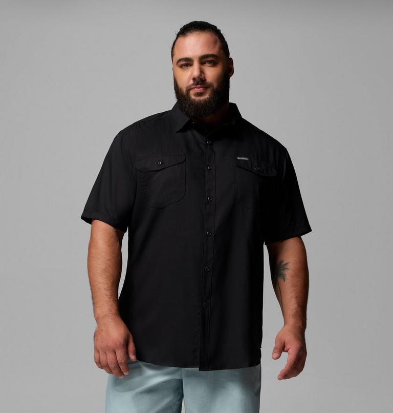 Men's Utilizer II Solid Short Sleeve Shirt - Extended Size, Color: Black, image 1