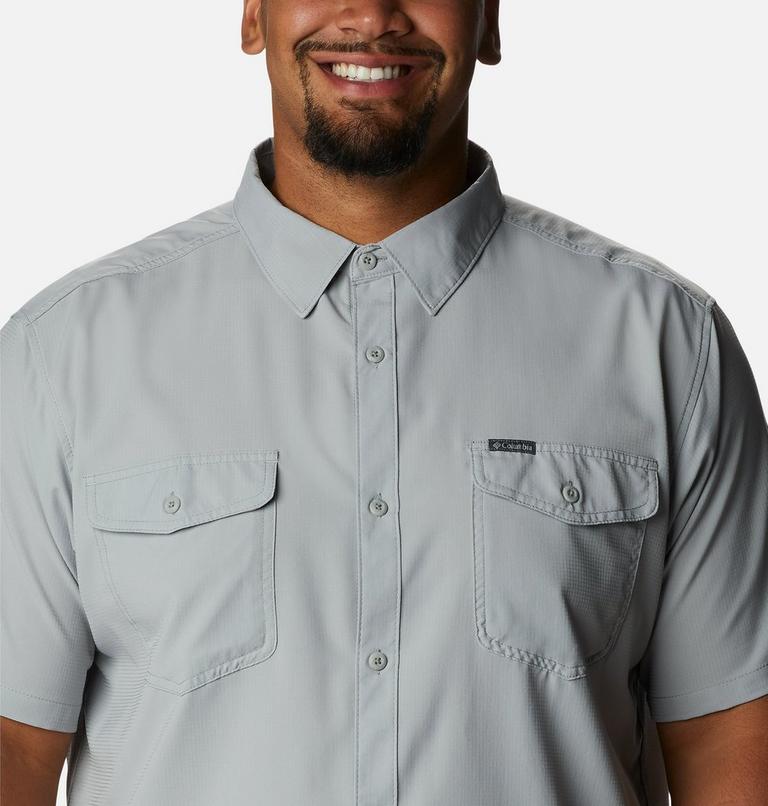 Men's Utilizer II Solid Short Sleeve Shirt - Extended Size, Color: Columbia Grey, image 4