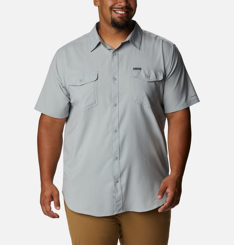 Men's Utilizer II Solid Short Sleeve Shirt - Extended Size, Color: Columbia Grey, image 1