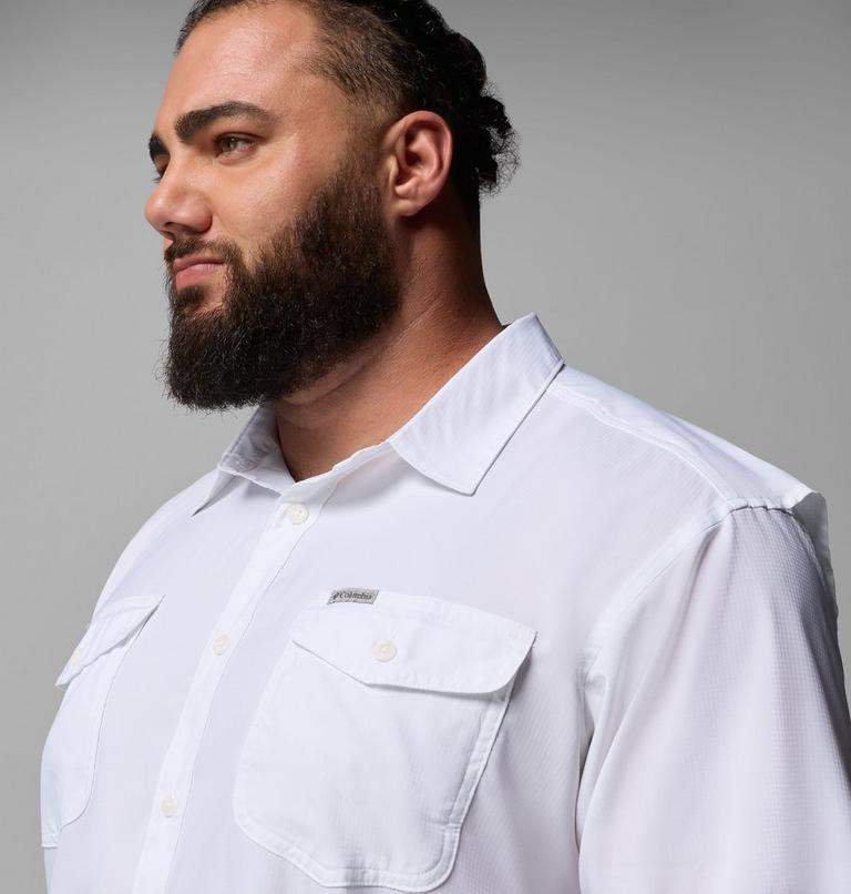Men's Utilizer II Solid Short Sleeve Shirt - Extended Size, Color: White, image 5