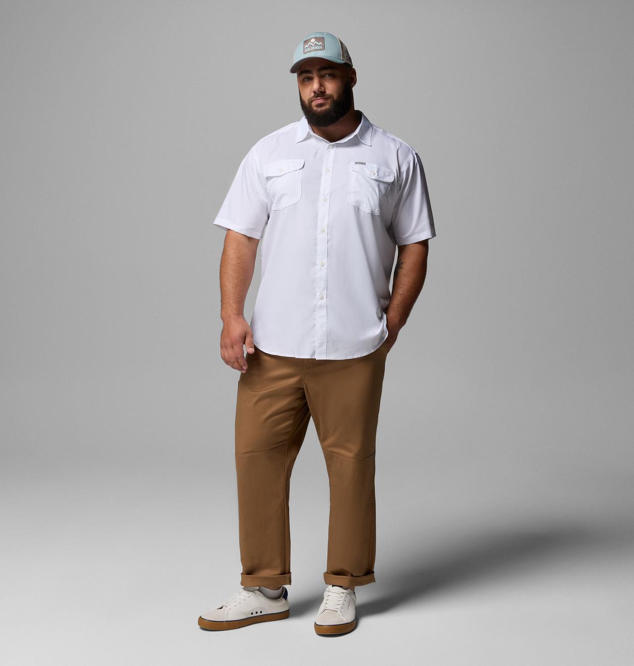 Men's Utilizer™ II Solid Short Sleeve Shirt – Big | 100 | 4X 2