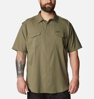 Men's Utilizer II Solid Short Sleeve Shirt - Extended Size, Color: Stone Green, image 5
