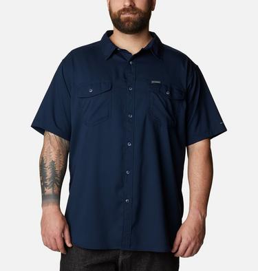 Men's Utilizer II Solid Short Sleeve Shirt - Extended Size, Color: Collegiate Navy, image 1