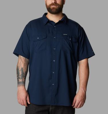 Chemise manches courtes unie Utilizer II Homme - Grandes Tailles, Color: Collegiate Navy, image 9