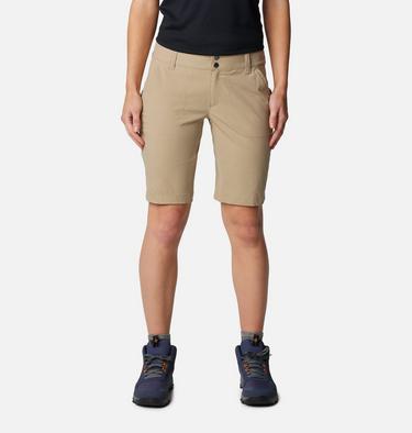 Women's Saturday Trail Long Shorts, Color: British Tan, image 3