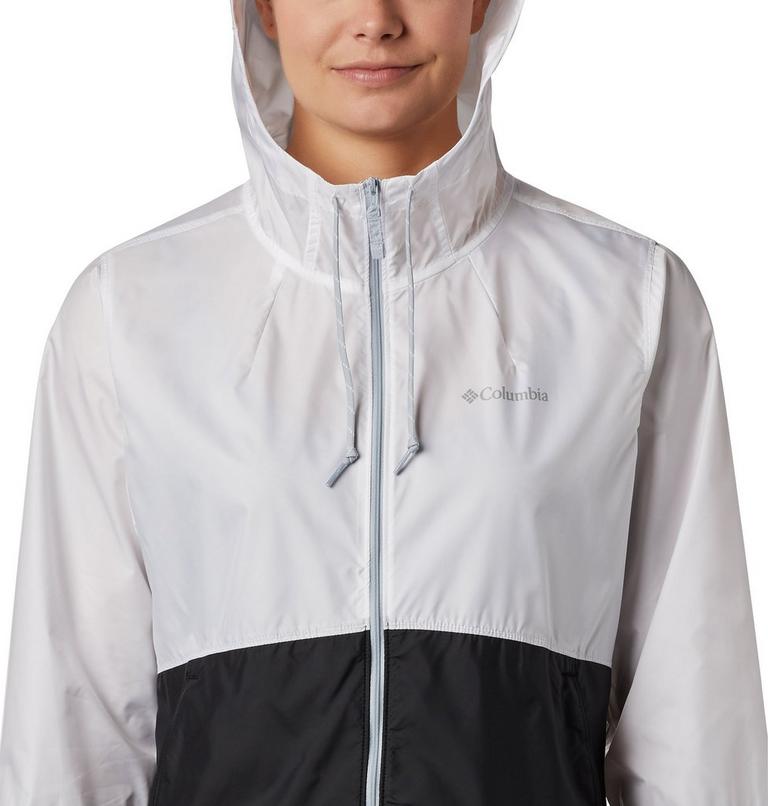 Women’s Flash Forward Windbreaker, Color: White, Black, image 4