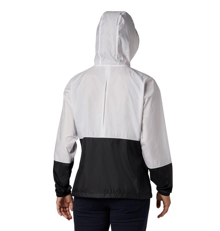 Women’s Flash Forward Windbreaker, Color: White, Black, image 2
