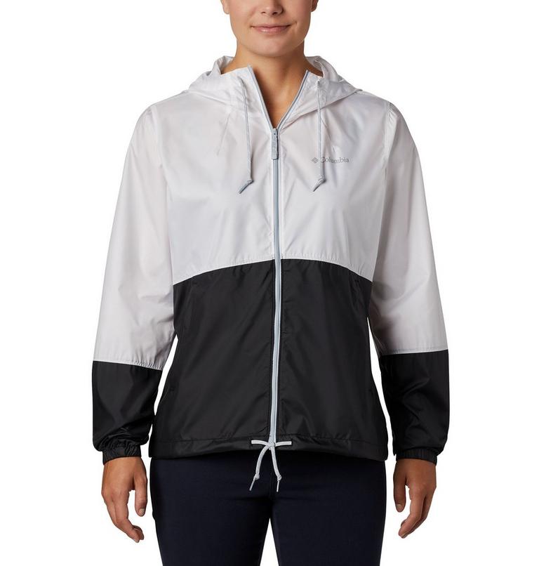 Women’s Flash Forward Windbreaker, Color: White, Black, image 1
