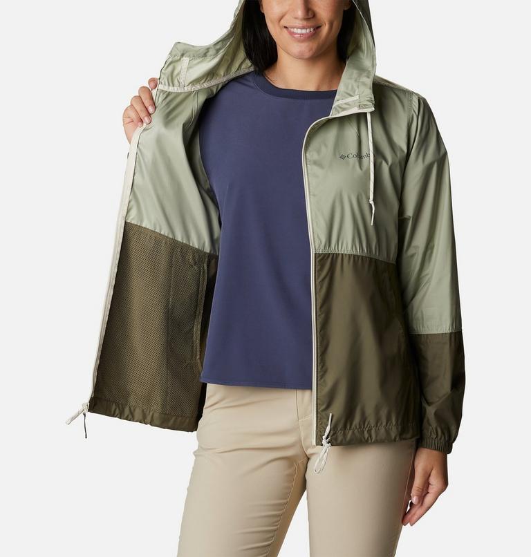 Women&rsquo;s Flash Forward Windbreaker, Color: Safari, Stone Green, image 5