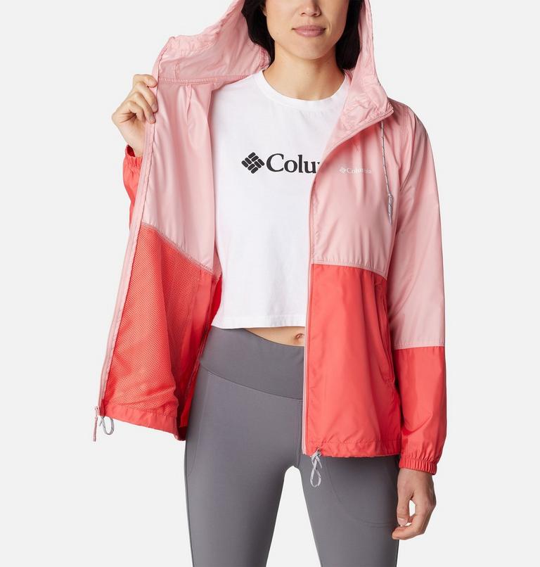 Women&rsquo;s Flash Forward Windbreaker, Color: Salmon Rose, Juicy, image 5