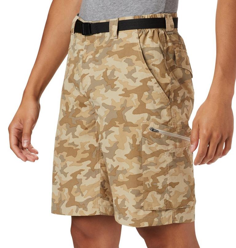 Men's Silver Ridge Printed Cargo Shorts, Color: Fossil Camo, image 4