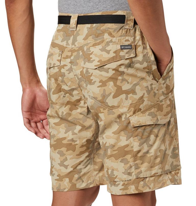 Men's Silver Ridge Printed Cargo Shorts, Color: Fossil Camo, image 5