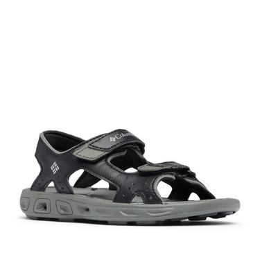 Kids' Techsun Vent Sandal, Color: Black, Columbia Grey, image 6