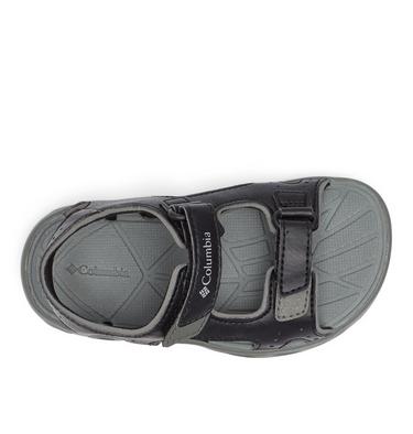 Kids' Techsun Vent Sandal, Color: Black, Columbia Grey, image 7
