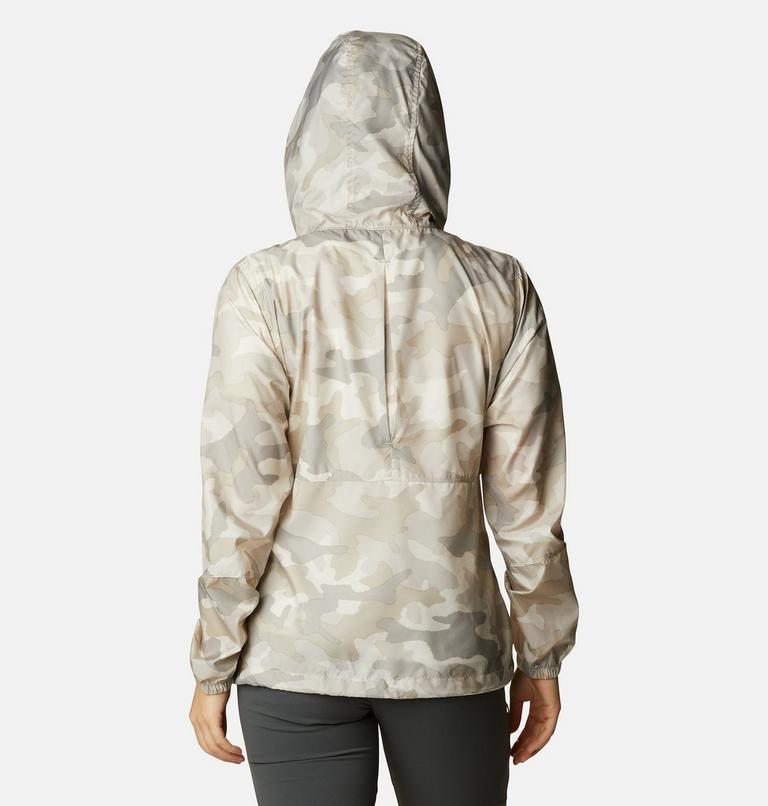 Women's Flash Forward Printed Windbreaker, Color: Chalk Trad Camo Print, image 2