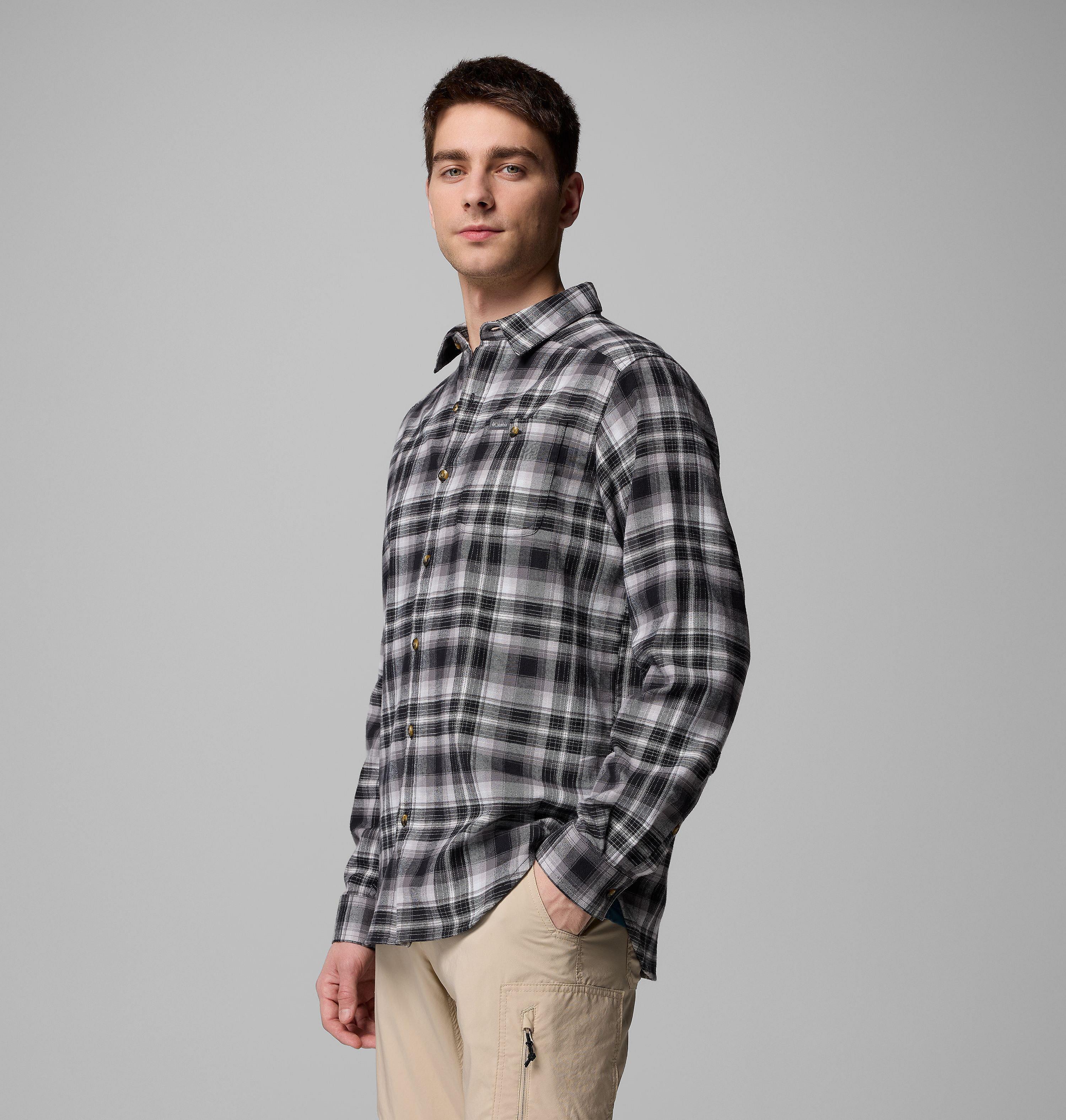 Men's Cornell Woods Flannel Long Sleeve Shirt | 009 | M 5