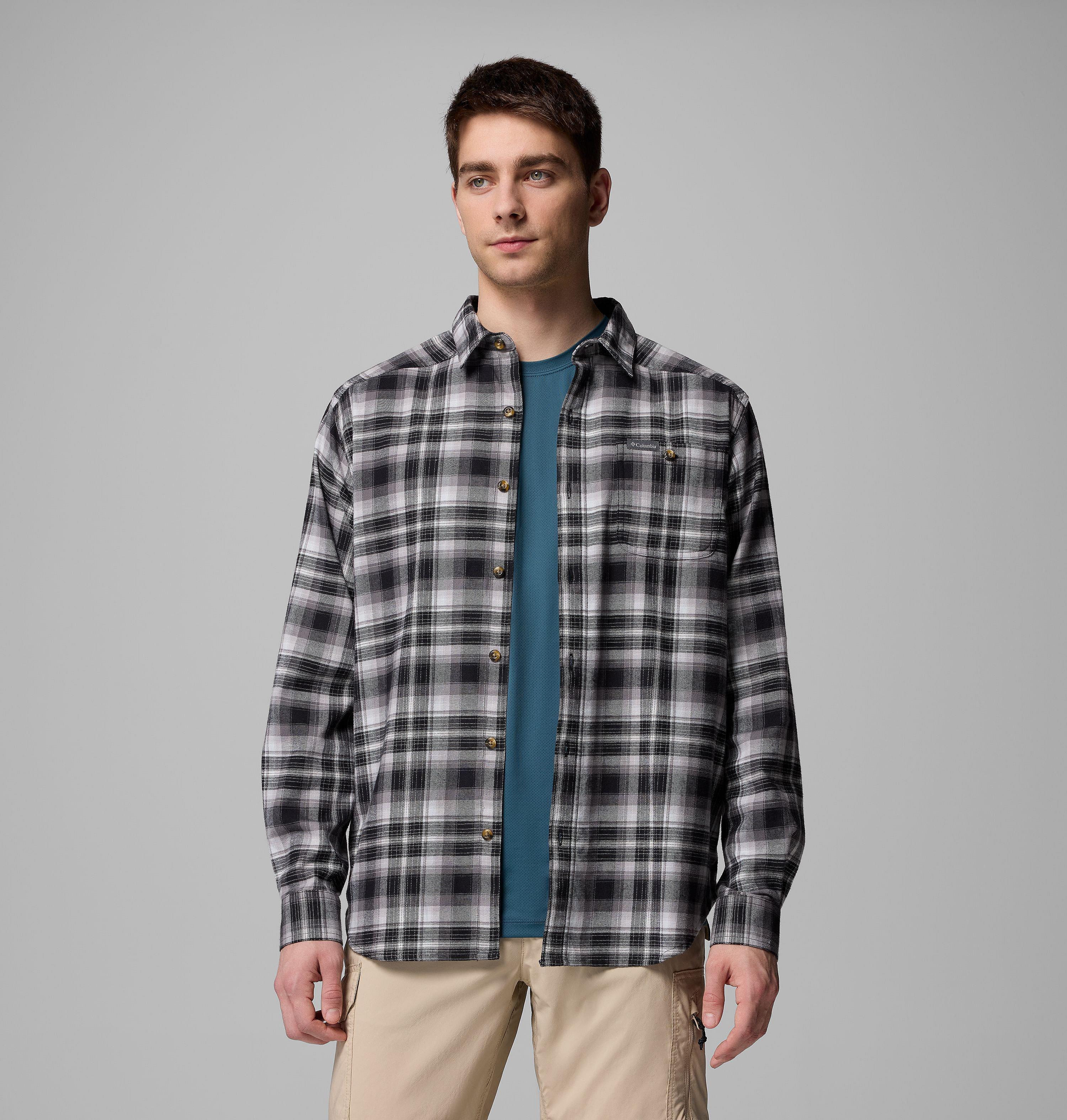 Men's Cornell Woods Flannel Long Sleeve Shirt | 009 | M 6