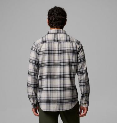 Chemise en Flanelle Cornell Woods Homme, Color: Flint Grey Texture Plaid, image 7