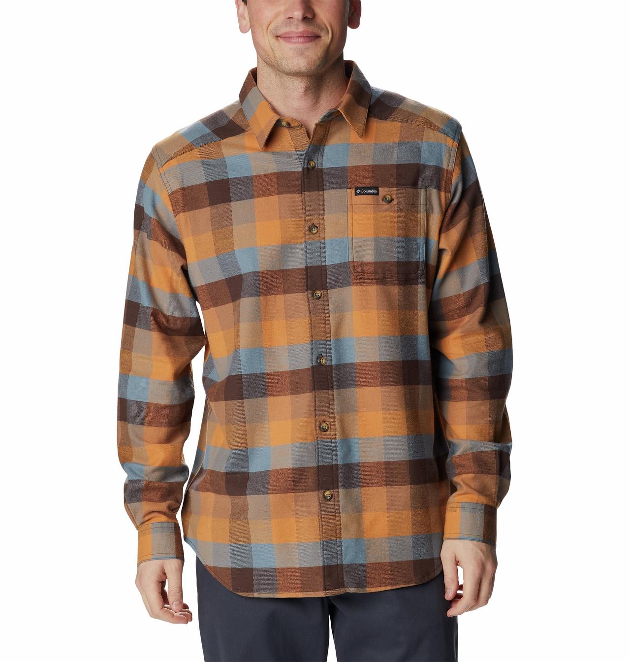 Men's Cornell Woods™ Flannel Long Sleeve Shirt - Tall 1