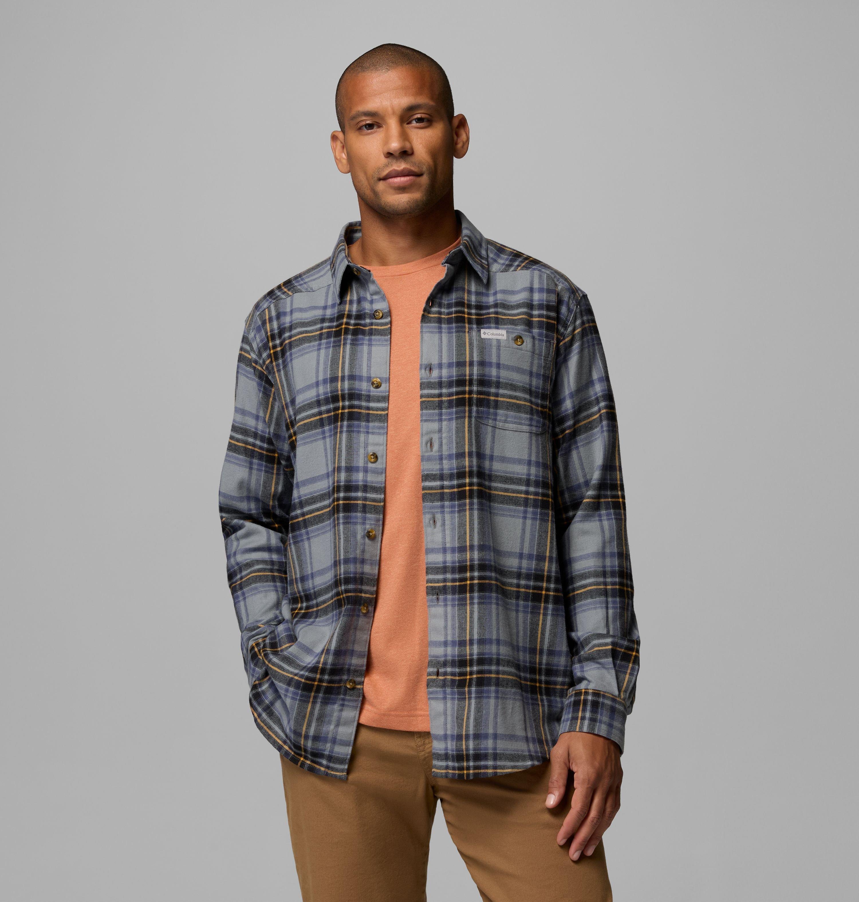 Men's Cornell Woods Flannel Long Sleeve Shirt | 342 | M 5
