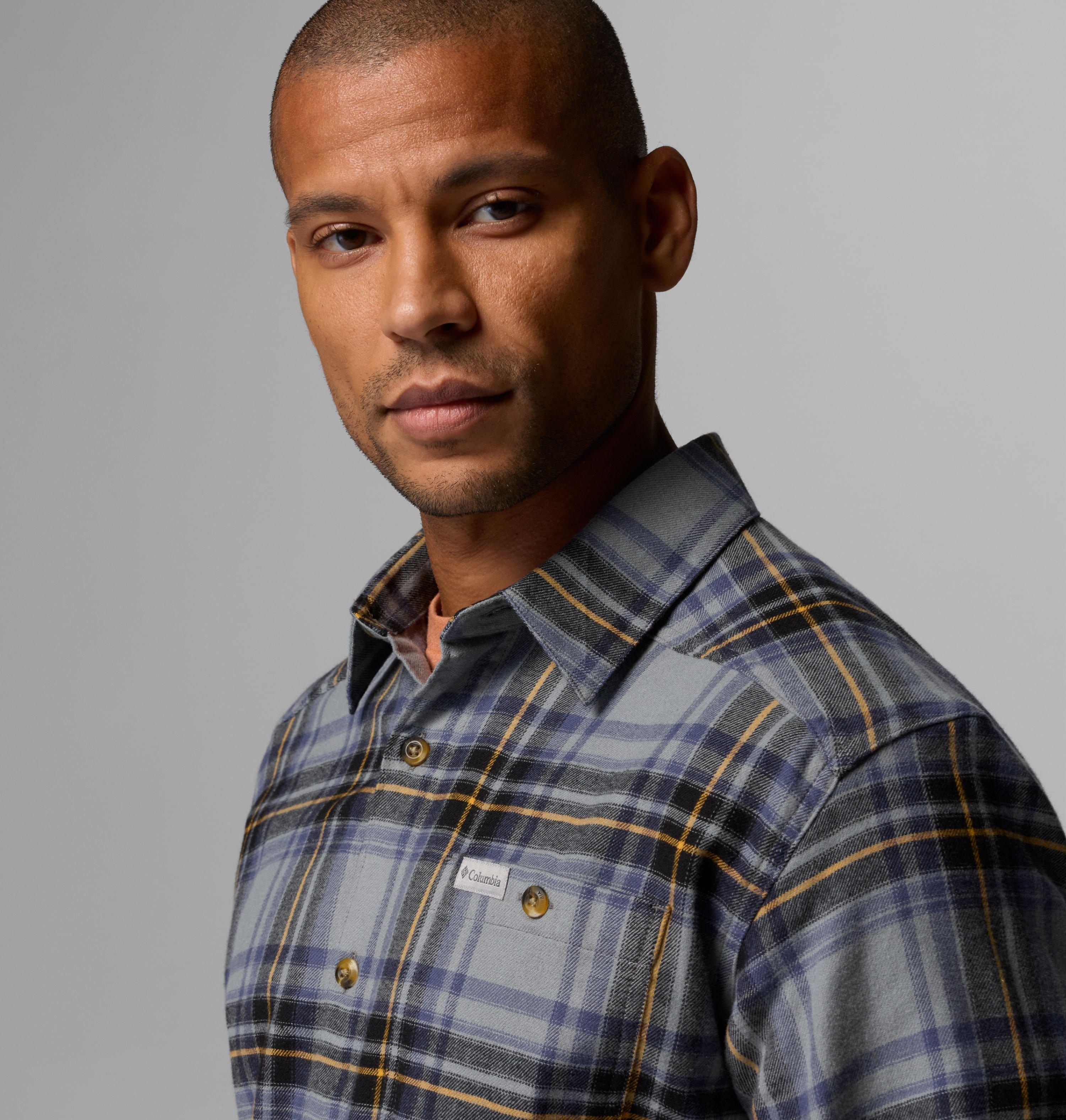 Men's Cornell Woods Flannel Long Sleeve Shirt | 342 | M 6