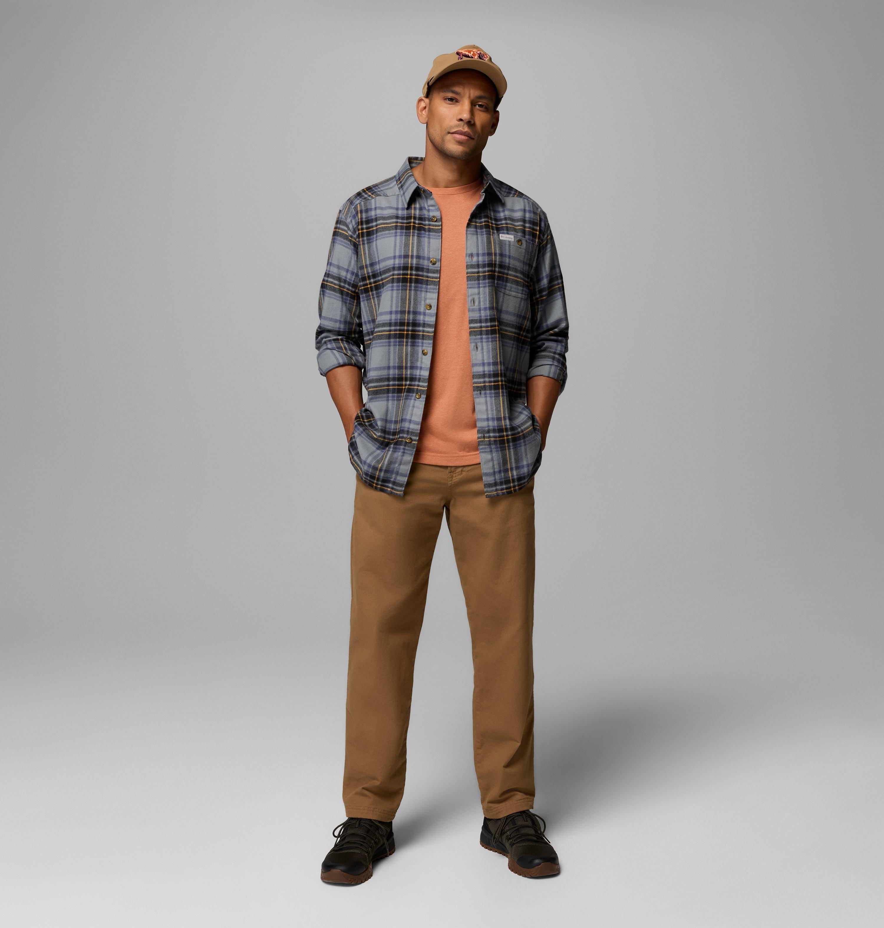 Men's Cornell Woods Flannel Long Sleeve Shirt | 342 | M 7