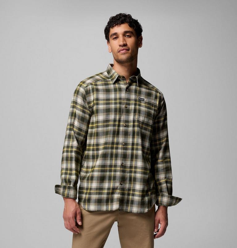 Men's Cornell Woods Flannel Shirt, Color: Greenscape Backland Tartan, image 5