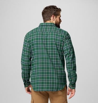 Chemise en Flanelle Cornell Woods Homme, Color: Rain Forest Quad Check, image 7