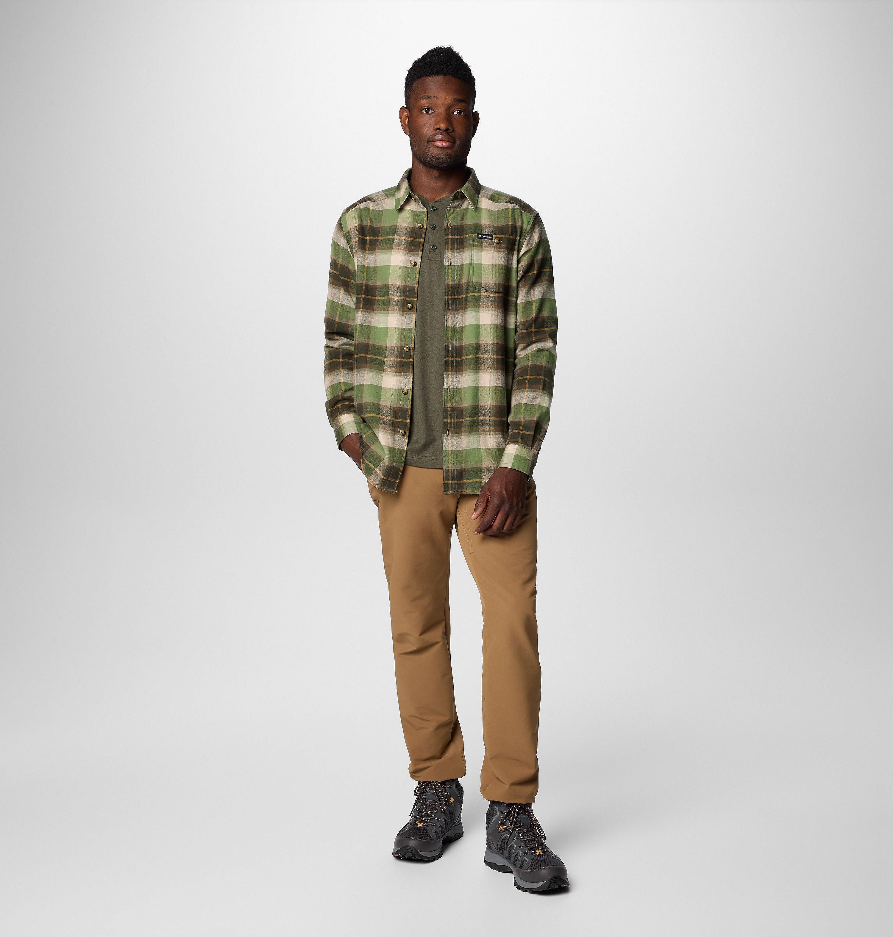 Men's Cornell Woods Flannel Long Sleeve Shirt 3