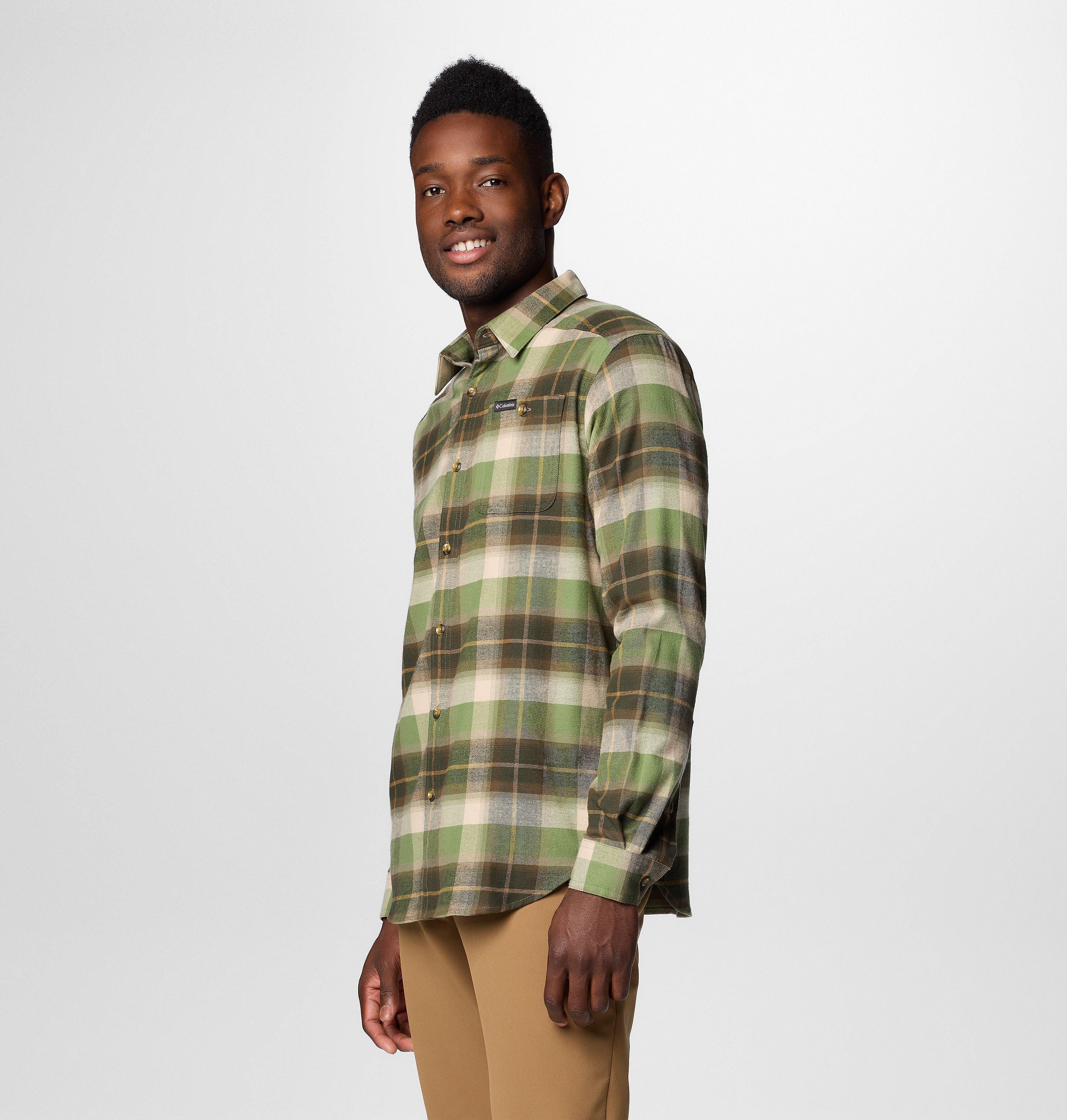 Men's Cornell Woods Flannel Long Sleeve Shirt 4