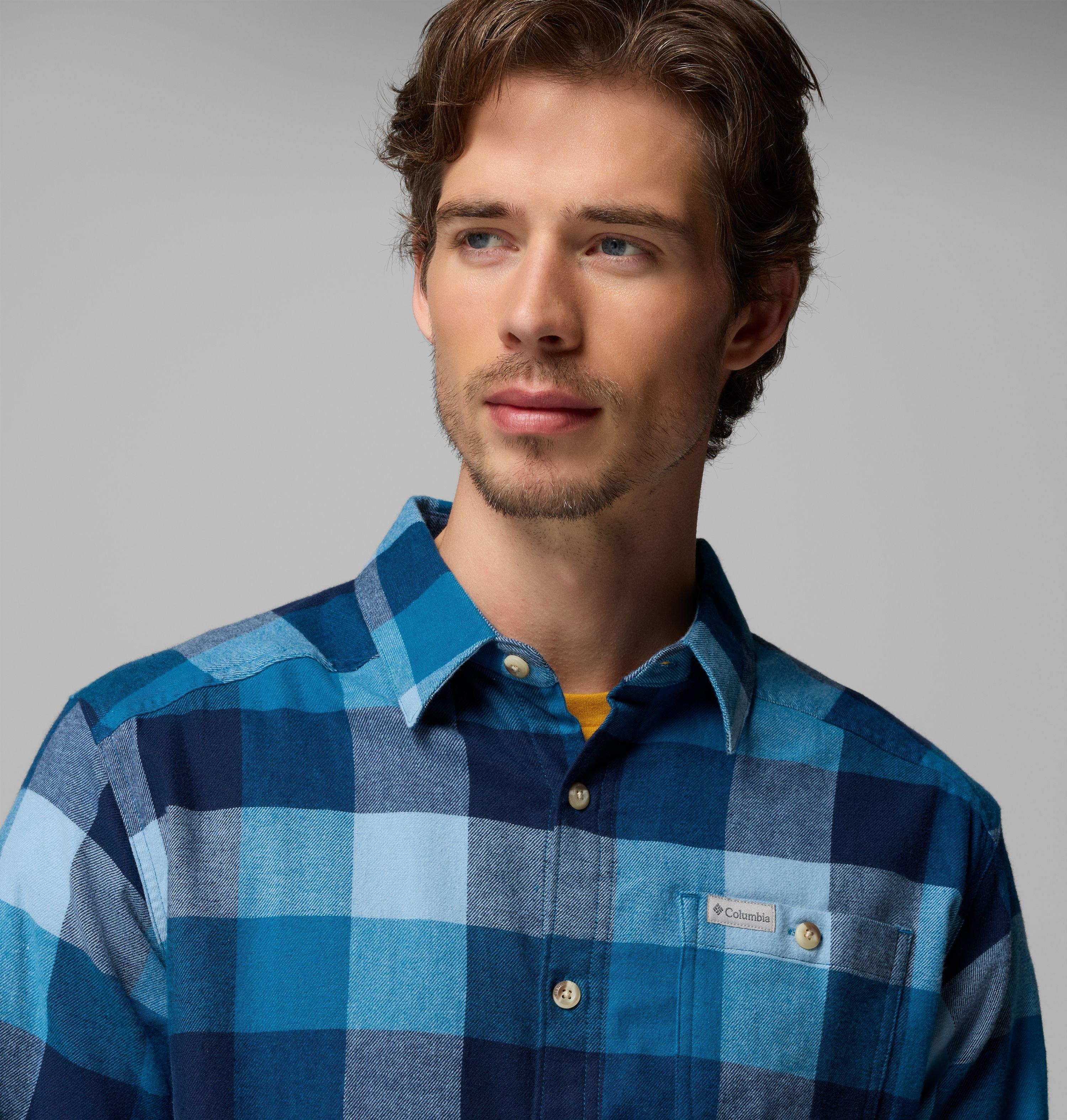 Men's Cornell Woods Flannel Long Sleeve Shirt | 442 | L 6